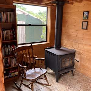 Windy Hollow Yellow Camping Cabin