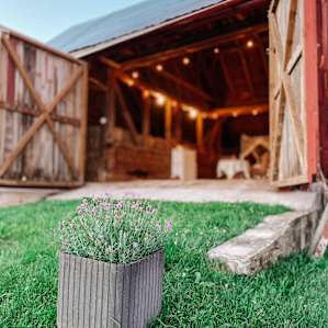 Big Red Barn Glamp w/ OutdoorShower
