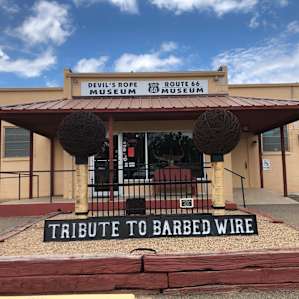 Definitely go to this barbed wire museum behind the fire department. We parked in town and walked a few blocks to it - gave us a great feel for the town.