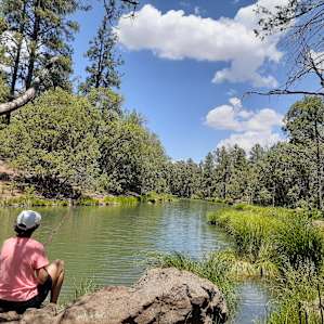 Great fishing nearby.
