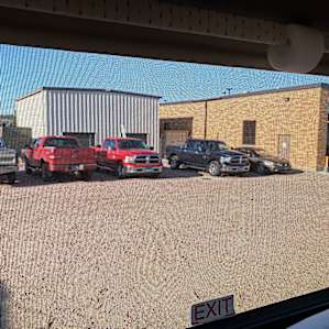 The National Guard facility is on the other side.