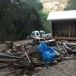 too much construction material around the site unfortunately