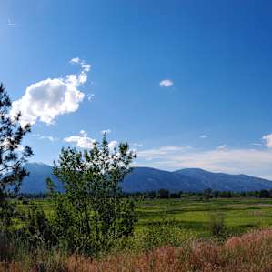 Afternoon mountain view