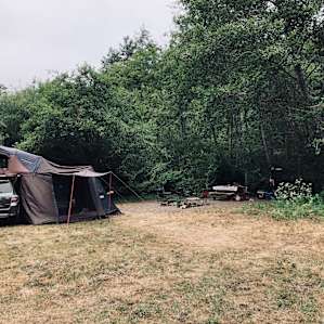 Roof top tent at site 7