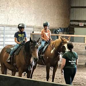 Ashley did an amazing job teach our boys how to ride