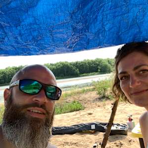 Wisconsin River Sandbar Camping