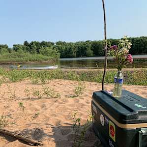Wisconsin River Sandbar Camping
