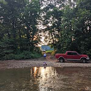 The creek crossing