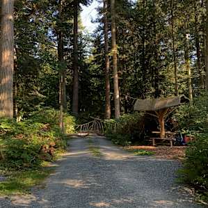 The entrance