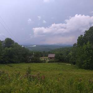 The view beyond the farm.