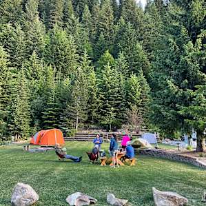 Creekside in Burke Tent Camping