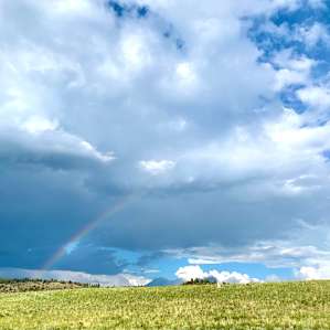 One more rainbow shot - we loved this place!