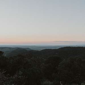 Sunrise at the old artists' home.