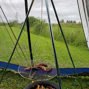 Simple Campsite Near Niagara Falls