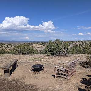 Mesa top camping