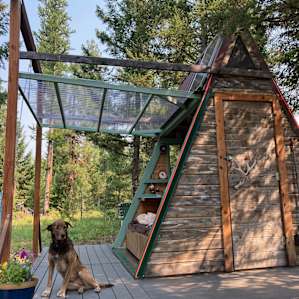 Spring at the A-frame!