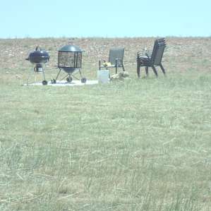 Fire pit and BarBQ