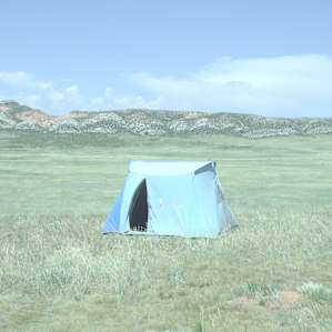 My 1979 vintage Coleman Springbar tent.