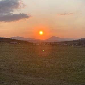 Sunset from campsite #2