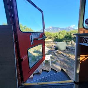 View out the back
