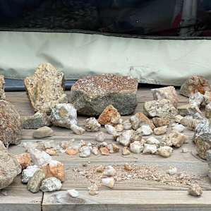 Rock and Crystals from the Mines.