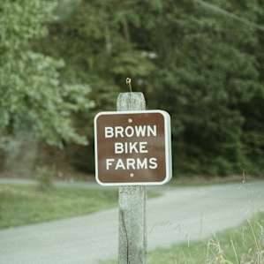Keep your eyes open for this sign as you're driving up to the property