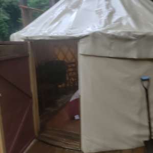 La Lu Farm Goat Yurt