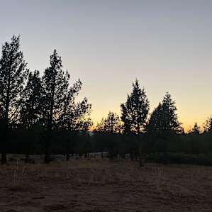 We enjoyed sunset from our site both evenings there.