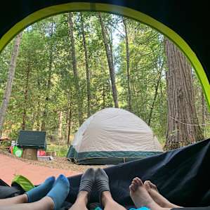 Turnback Creek Campsite from our tent.