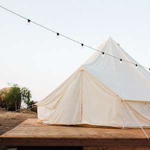 Baby Oaks Bell Tent Glamping