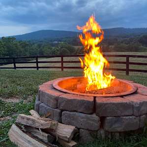 Evening fire