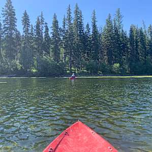 Lake front at Camp 12 Paws