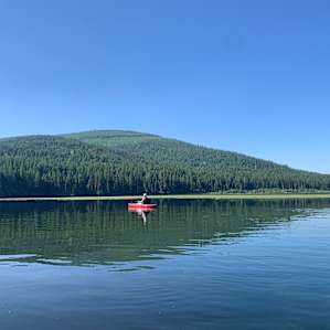 Lake front at Camp 12 Paws