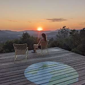 Mediation overlook at sunset!
