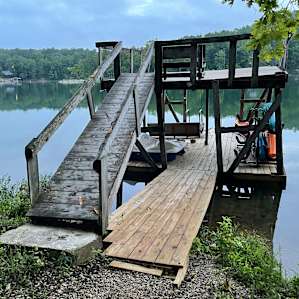 Swimming and or camping dock