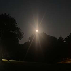 Beautiful view of the moon!