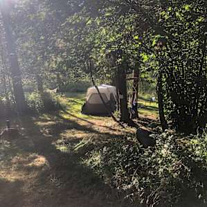 Relaxing camping area