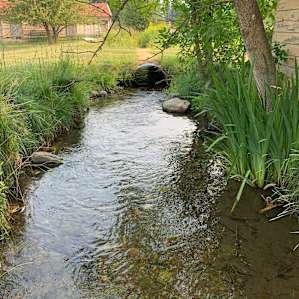 Tipi near a Trout Pond