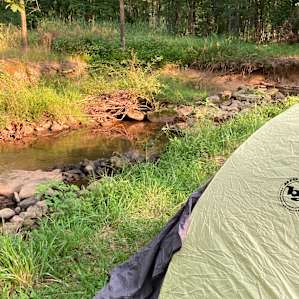 Stream Side Peninsula Tent Site