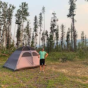 Put your tent anywhere you want in the meadow! Lots of flat ground perfect for tents!
