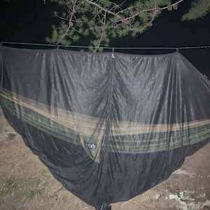 Good hammock spot just off the edge