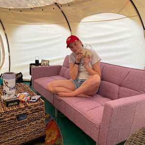 Lotus Tent on Lavender Farm-Meadery