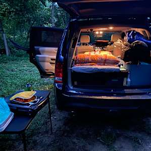 Rustic woods camping/RV field park