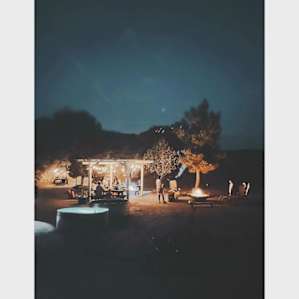 The spot at night.