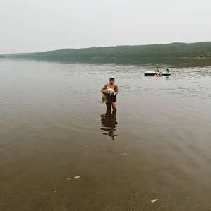 battle lake campground. nice water!