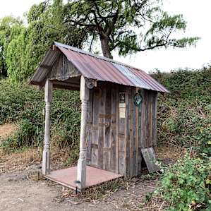The most beautiful outhouse ever!