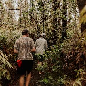 brent was so kind to show us around the property and tell us about all of the plants in the area
