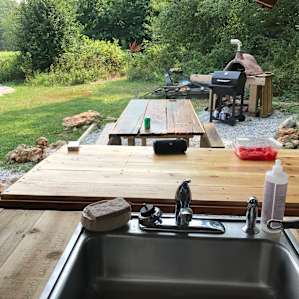 View from kitchen