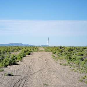 The dirt road we drove in on went on farther, but we stopped where the Google pin lead us and had a quiet night here.