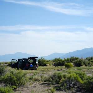 More scenes from our little car camping spot